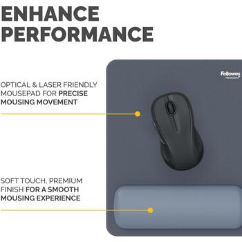 MOUSE PAD WRIST REST/MARINE 100142557 FELLOWES (100142557)