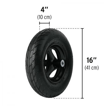 Тачка садовая двухколесная 175л 580кг TP-8 TRUPER (TP-8)