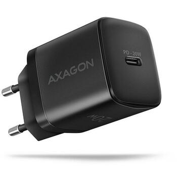 Axagon зарядное устройство ACU-PD20 20W, 1x USB-C, черное, быстрая зарядка, защита от: перенапряжения, перегрева, перегрузки (ACU-PD20)