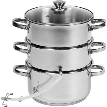 Browin 800505 tvaika sulu spiede un tvaikonis, 5L, nerūsējošais tērauds, 31,2x23,5x35cm, 1,95kg (800505)