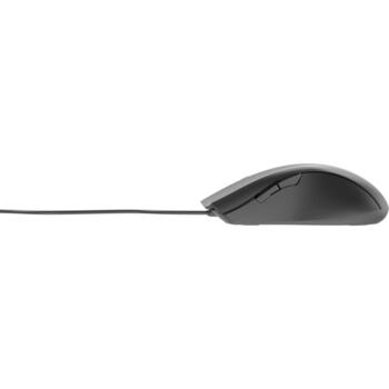 Gembird USB datorpele MUS-GU-02, 2400 DPI, 6 pogas, lāzera sensors, strāvas kabelis, kompakta, melna (MUS-GU-02)