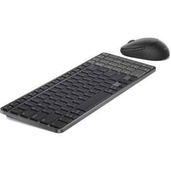 Dell Pro 7 перезаряжаемая компактная клавиатура и мышь - KM746, 2.4 GHz, беспроводная, Bluetooth, США международная, графит (580-BDSC)