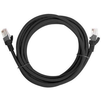 Lanberg patch kabelis CAT.5E UTP PCU5-10CC-1000-BK, 10 m, melns, RJ-45, U/UTP, 100 MHz, 1 gab. (PCU5-10CC-1000-BK)