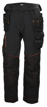 Helly Hansen darba bikses Chelsea Evolution Construction 77441_992-C60, C60, melnas, 310 g/m², 4 virzienu elastīgs (77441_992-C60)