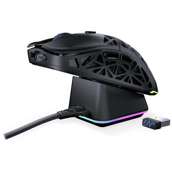 Endorfy MOUSE USB OPTICAL WRL LIV PLUS/BLACK EY6A016, 26000 DPI, 5 кнопок, Bluetooth, 16.51 м/с, эргономичный дизайн (EY6A016)