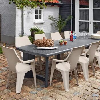 Keter Садовый стул Dante Low Back 29187058587, 57x57x79см, 2.21кг, штабелируемый, устойчив к УФ (29187058587)