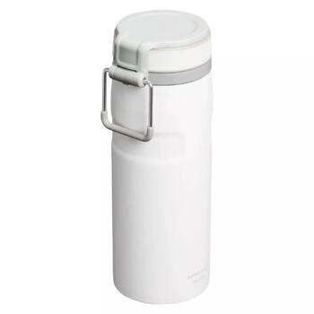 Stanley® Termopudele The IceFlow Bottle Twist Flip 2812106080, 0,47L, balta, 10h aukstums, 2 dienas ar ledu, 18/8 tērauds (2812106080)