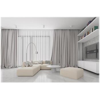 Goobay sienas stiprinājums TV Wall Mount Pro FIXED (XL) 49892, 75kg, 300x300mm, 200x200mm, 400x200mm, 400x400mm, 600x400mm, melns (49892)