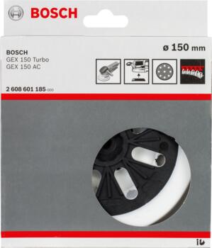 Slīpēšanas pamatne GEX 150 AC/Turbo, Ekscentra slīpmašīnām SLĪPĒŠANAS PAMATNE AR 8 ATVERĒM, 2608601185, BOSCH (2608601185)