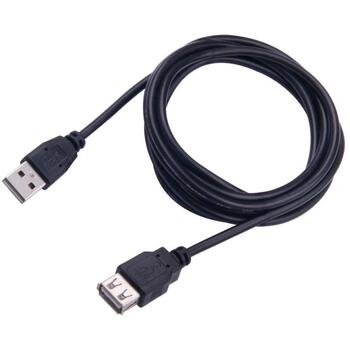 Sbox USB удлинитель A-A M/F, USB-1022/R, 2м, черный, поддерживает USB 1.0, 1.1, 2.0, скорость до 480 Mb/c (USB-1022/R)