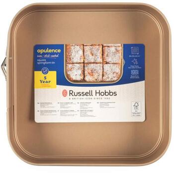 Russell Hobbs Форма для выпечки RH03792G, 24см, углеродная сталь, золотая, съемный край, антипригарное, 220°C (RH03792G)