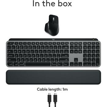Logitech Bezvadu tastatūras un peles komplekts 920-012845, 810kg, 13.2cm, 43.0cm, 2.1cm, Li-Po, 50-8000DPI, Ergonomisks (920-012845)