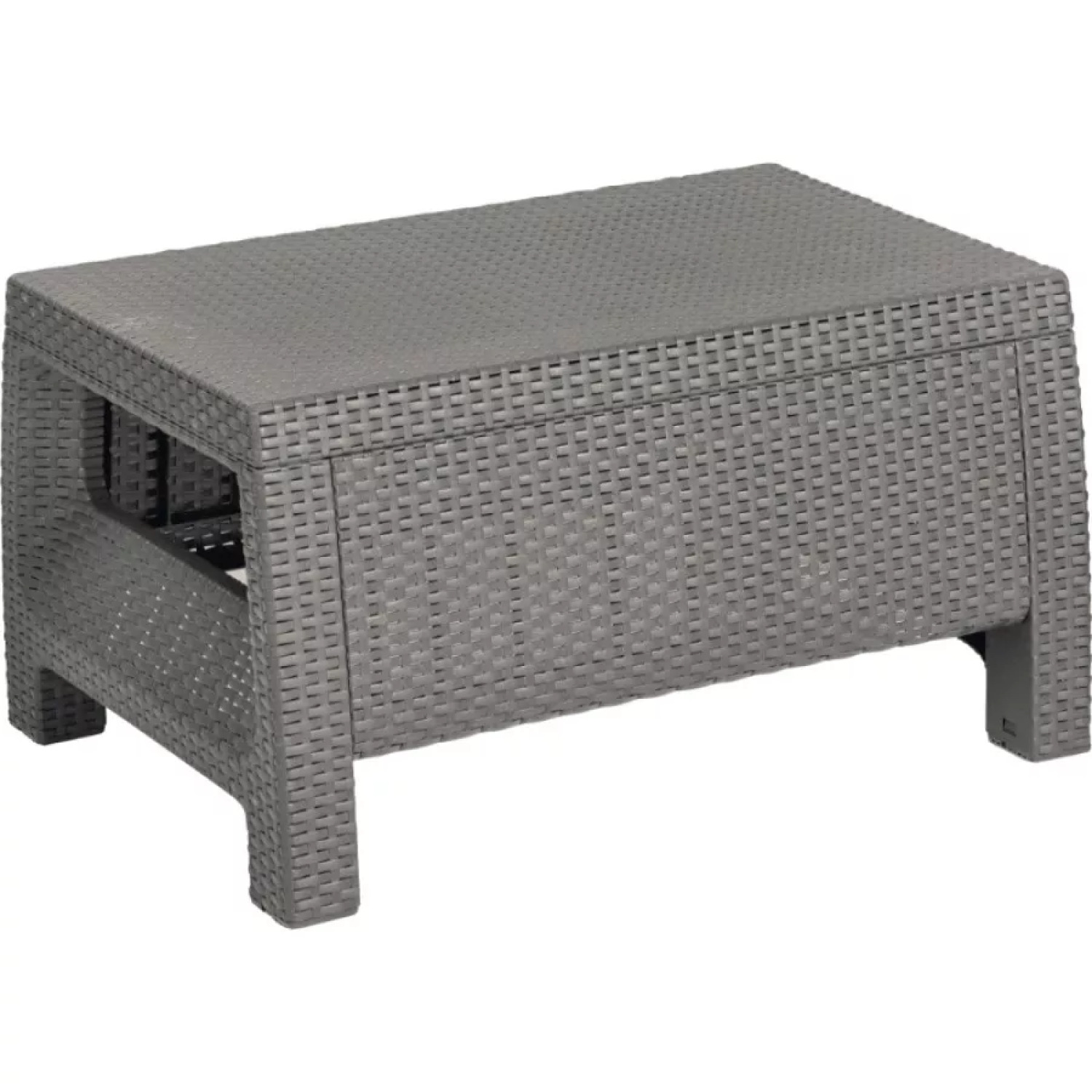 Keter Corfu dārza galdiņš 29197360587, 77x57x42cm, 4.7kg, austā tekstūra, laikapstākļiem izturīgs (29197360587)