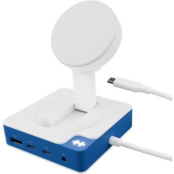 Hyper док-станция Flex MagCharge HD8100BUGL, 1xHDMI, USB-C, белый/синий (HD8100BUGL)