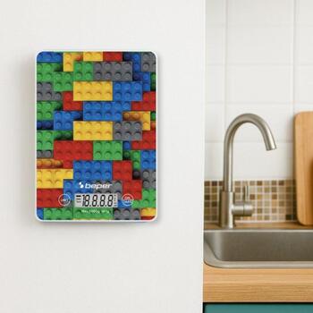 Beper Кухонные весы P102BIL005, 1г, 5кг, многоцветный, функция тарирования, автоматическое отключение, ЖК-дисплей (P102BIL005)