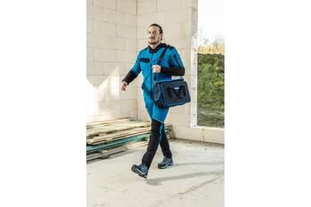 Hogert Darba jaka BEELITZ HT5K818-XL, 95% poliesters, 5% elastāns, 270 g/m², 1 krūšu kabata ar rāvējslēdzēju, 2 ceļa kabatas (HT5K818-XL)