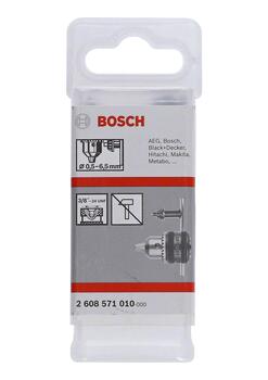 Urbjmašīnām/skrūvgriežiem, triecienurbjmašīnām/triecienskrūvgriežiem URBJPATRONA AR ATSLĒGU BOSCH 2608571010 (2608571010)