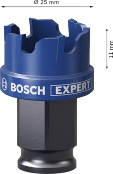 Urbjmašīnām/skrūvgriežiem, triecienurbjmašīnām/triecienskrūvgriežiem EXPERT SHEET METAL PC PLUS CAURUMZĀĢIS BOSCH 2608900494 (2608900494)