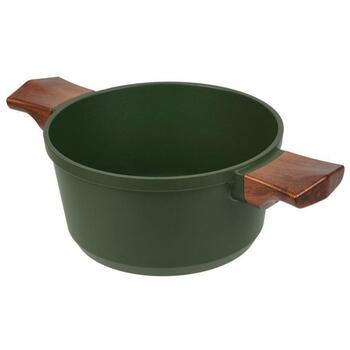 Resto Casserole 93703 4.6L, 240mm, Alumīnijs, Stikla vāks, Koka rokturi, Ergonomiski, Indukcijai piemērots (93703)