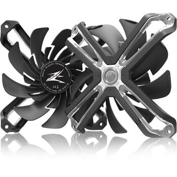 Zalman Охладитель ZM-SF140, 140mm, 5-12 V, 0,3 A, 800-1500 RPM, 29 dB, 61 cfm, 1 вентилятор, 9 лопастей (ZM-SF140)
