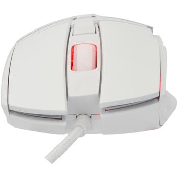 Baracuda Мышь BGM-051 RAPTOR-W, 8D, 6400 DPI, 125Hz, 12G, USB 2.0, 1.5m, LED 4 цвета, пластик (RAPTOR-W)