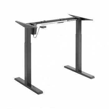 White Shark Spēļu Galds DARK-FORCE, 730-1230mm, 1600x800mm, 25mm, 70kg, elektriskā augstuma regulēšana, pelēks, 2 kājas (DARK-FORCE)
