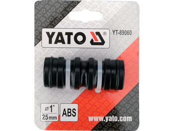 Yato savienotājs YT-89060, 1 colla 25 mm, ABS, liela caurplūde, ātra savienošana, kompakta konstrukcija (YT-89060)