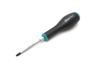 Skrūvgriezis PH2, 100 mm, K63005, KAMASA TOOLS, augsta slodze, gumijots rokturis (K63005)