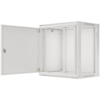 Lanberg серверный шкаф WF01-6412-00S, 60 см, 45 см, 12U, IP20, металл, замок, для самостоятельной сборки (WF01-6412-00S)