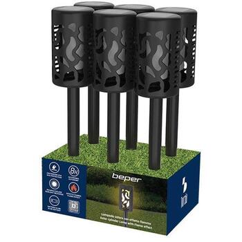 Beper Солнечный садовый светильник P207ILO101, 100mm, 100mm, 375mm, Ni-MH, 200mAh, IP44, 1 шт (P207ILO101)