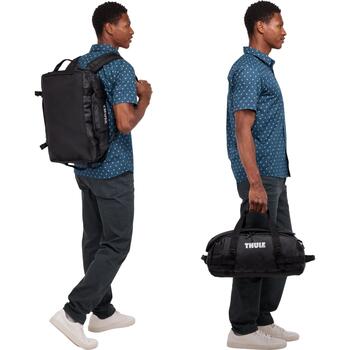 Thule Duffel Bag, 30L МОДЕЛЬ 3205211, черный, 100% переработанный 900D полиэстер, водонепроницаемый (3205211)