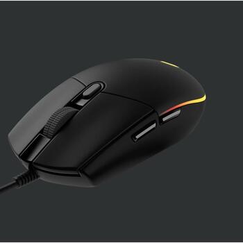 Logitech G203 USB оптическая мышь 910-005796, 8000 DPI, 6 кнопок, RGB подсветка, 2.1m кабель (910-005796)