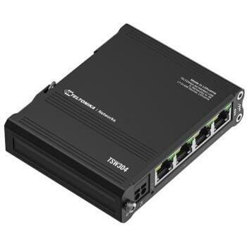 Teltonika коммутатор TSW304 4 x 1000 Mbps, 7 - 57 V, IP30, PoE, DIN крепление, алюминий (TSW304)