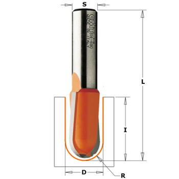 CMT Frēzes asmens TCT 914.127.11, S=8, D=12,7x9,5 mm, 0,06 kg (914.127.11)