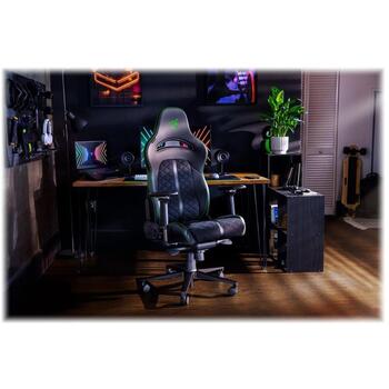 Razer Игровое Кресло Enki EPU RZ38-03720100-R3G1, 68см, 67см, 131-141см, 24.1кг, 5 колес, эргономичная поддержка (RZ38-03720100-R3G1)