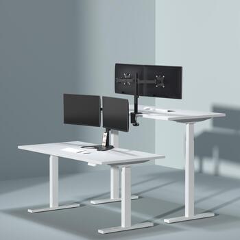 Sbox Крепление для монитора LCD-352/2-2, 2, 75x75, 100x100, 9кг, 17 дюймов, 32 дюйма, +45°/-45°, +90°/-90°, +180°/-180°, 407мм (LCD-352/2-2)