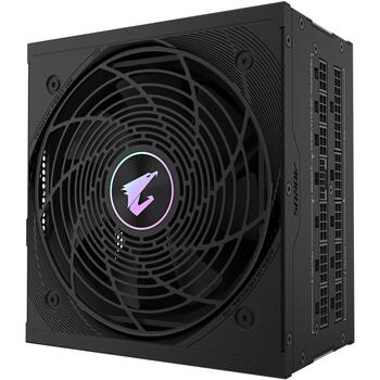 Gigabyte Datora barošanas bloks GP-AE1000PMPG5, 1000W, 80 PLUS Platinum, 120mm ventilators, pilnībā modulārs, aktīvā dzesēšana (GP-AE1000PMPG5)