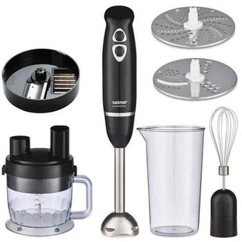 Zelmer ZHB4600 QubeMaster погружной блендер, 70107064P, 1200 Вт, 2 скорости, турбо, металлическая ножка (70107064P)