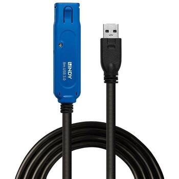 Lindy 43229 USB удлинитель 15м, USB 3.0, USB A мужской/USB A женский, 5Gbps (43229)