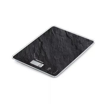Soehnle Page Compact 300 Slate 1061515, электронные кухонные весы, 5кг, 1г, 12мм ЖК-дисплей, TARA, сенсорное управление (1061515)