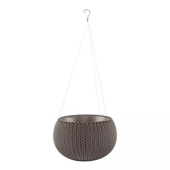 Keter Cozy S karināmais puķu pods 29201493507, 28x28x18cm, 3,2L, ar ķēdi, UV izturīgs (29201493507)