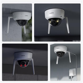 Āra viedā 8M 4K WiFi pretvandālisma novērošanas kamera ar metāla korpusu un IP67 aizsardzību Balta W437 WC843WAD4K01 Reolink (WC843WAD4K01)