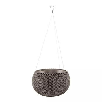 Keter Cozy S karināmais puķu pods 29201493507, 28x28x18cm, 3,2L, ar ķēdi, UV izturīgs (29201493507)