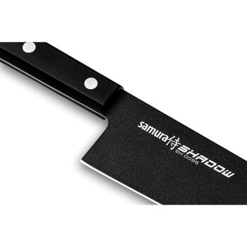 Samura Santoku нож SH-0095, 175мм, AUS-8, 58HRC, рукоятка ABS, Shadow (SH-0095)