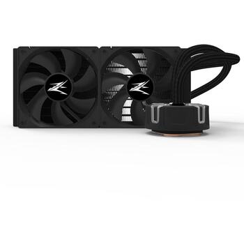 Zalman Ūdens dzesētājs Reserator5 Z24 Black ZE1225ASHx2, 0,7-0,85 l/min, 12 V, 0,35 A, 4,2 W, 37 dB, PWM vadība (Reserator5 Z24 Black)