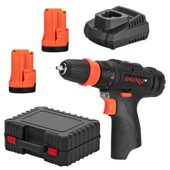 Дрель аккумуляторная 12V CD-12Q-220S ДНИПРО-М (08453220S)