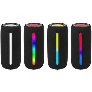 Tracer Динамик TRAGLO47182, 10 W, Bluetooth 5.3, FM, IPX5, 5 ч работы от аккумулятора, черный (TRAGLO47182)