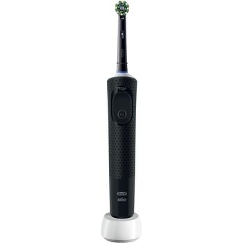Oral-B elektriskā zobu birste D103 Vitality PRO Black, 1 galviņa, 3 režīmi, 7600 kustības minūtē, uzlādējama, NiMH akumulators (D103 Vitality PRO Black)