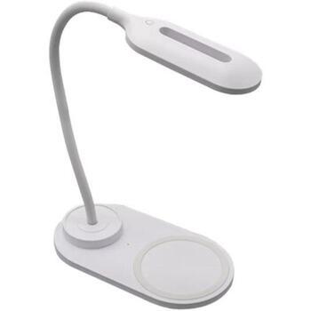 Denver Galda lampa LQI-55 117220000010, 1.5W, 5V, 5W QI lādētājs, 2700-6500K, CRI 85, pieskāriena vadība (117220000010)