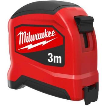 Milwaukee 4932498782 SLIM 2 рулетка, 3м, 16мм, класс II, компактная, эргономичная, ударопрочная (4932498782)